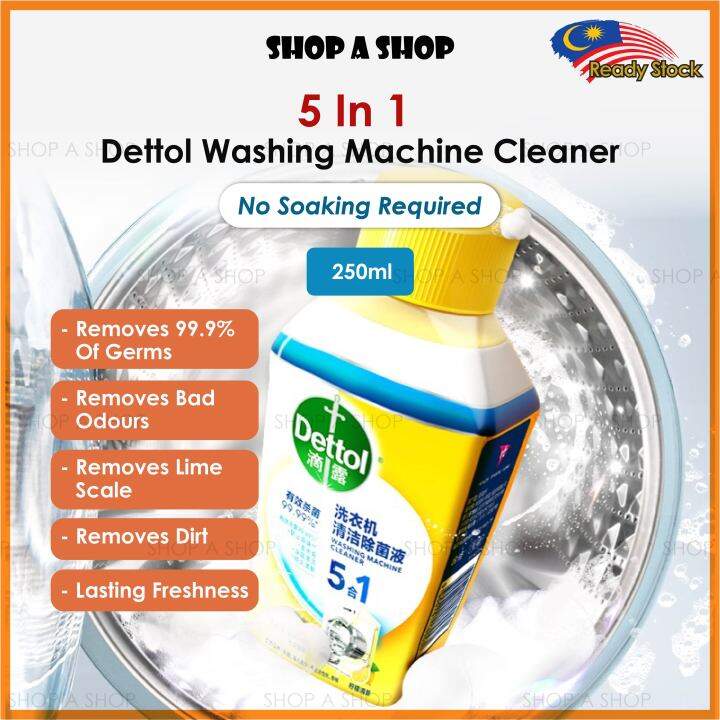 Dettol Washing Machine Cleaner Washing Machine Cleaning Liquid Pencuci