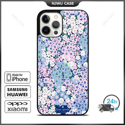 KateSpade Flower 9 Phone Case for iPhone 14 Pro Max / iPhone 13 Pro Max / iPhone 12 Pro Max / XS Max / Samsung Galaxy Note 10 Plus / S22 Ultra / S21 Plus Anti-fall Protective Case Cover