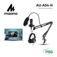 MAONO AU-A04H Microphone with Studio Headphone Set Black FOR GAMING AND STUDIO