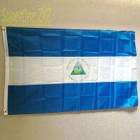 ZXZ free shipping 3x5F 90x150cm ni nic Nicaragua hanging flag high quality polyester hanging The Republic Nicaragua flag