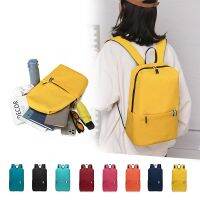 Waterproof Trendy Color Backpack Multi-Color Unisex Backpacks Waterproof Fashion Travel Camping Portable Small Student Bag 【AUG】