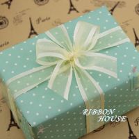 ；‘。、’ (50 Yards/Roll) (20/25/40Mm) Organza Rion Soft Broadside Wholesale Gift Wrapping Decoration Rions Handmade DIY