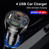 【Aishang electronic】「Aishang electronic」4 USB CarPhone ChargerCharging QC3.0XiaomiOneplusAdapter InCellCharger