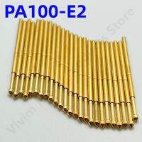 【LZ】 100PCS PA100-E2 Spring Test Probe PA100-E Test Pin P100-E P100-E2 Test Tool 33.35mm 1.36mm Needle Gold Tip Dia 1.50mm Pogo Pin