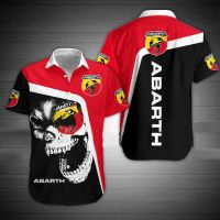 ✅เสื้อเชิ้ตผู้ชาย3D อะนิเมะ Abarth ใหม่2023ฤดูใบไม้ผลิและฤดูร้อนเสื้อผ้าผู้ชายฮาราจูกุเสื้อยืดโอเวอร์ไซส์ลำลองคุณภาพสูงคาร์ดิแกนกระดุม