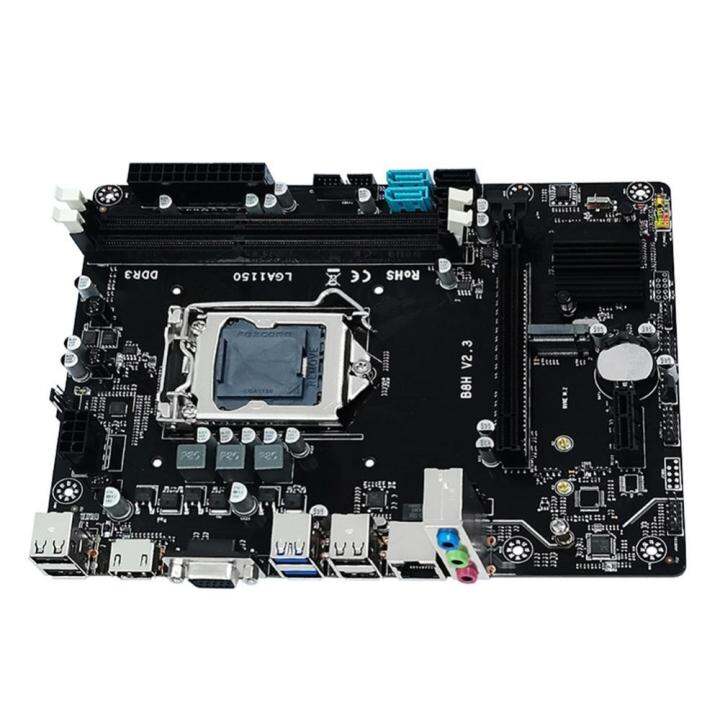 h81ชุดเมนบอร์ดเมนบอร์ดคอมพิวเตอร์-lga1150สองแชนเนล-usb-2-0-3-0เมนบอร์ดสำหรับเดสก์ท็อป-nvme-m-2-sata2-0หน่วยความจำ16gb-3-0