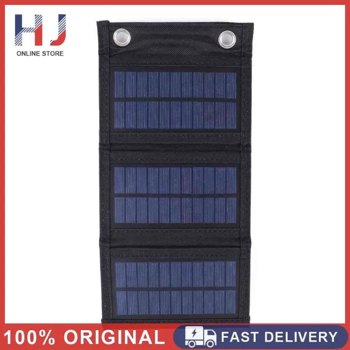 Foldable Solar Panel USB 3Fold Solar Cell for Mobile Phone/3V5V Battery Lazada PH