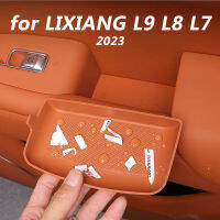 สำหรับ LIXIANG L9 L8 L7 2023อุปกรณ์ตกแต่งภายในรถยนต์,มือจับประตู,กล่องเก็บ,แผ่นกันฝุ่น,แผ่นลดเสียงรบกวน