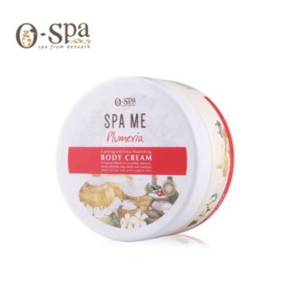 O-Spa Natural SPA ME Body Cream - Plumeria 200 ml โอสปา บอดี้ครีม ครีมบำรุงผิว กลิ่นดอกลีลาวดี  200ml