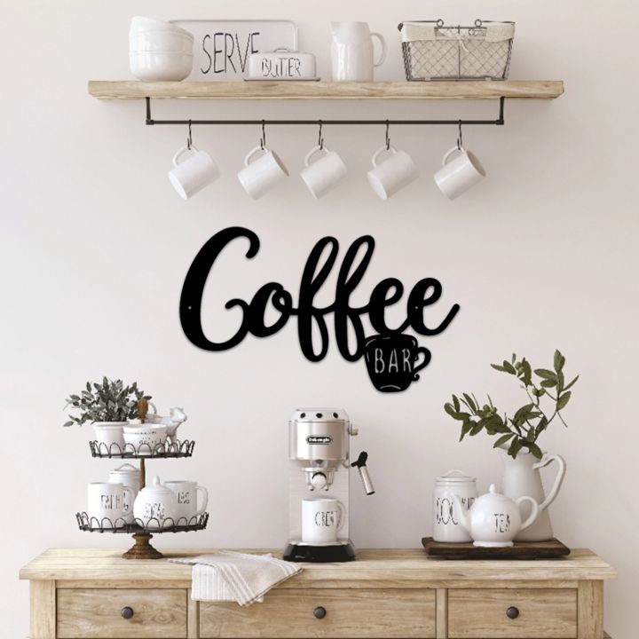 24-home-accessories-ป้ายบาร์แก้วกาแฟสร้างสรรค์กระดานแขวนโลหะตกแต่งศิลปะบนผนังป้ายตัวอักษรกาแฟดำสำหรับตกแต่งร้านกาแฟบ้านไร่ครัว