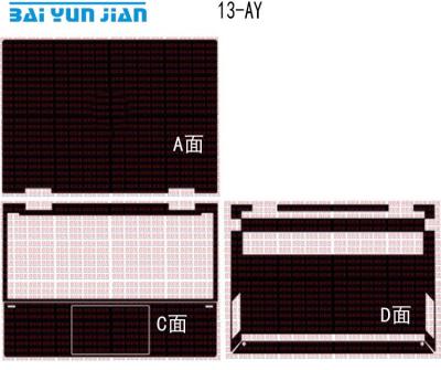 【ร้อน】คาร์บอนไฟเบอร์แล็ปท็อปสติ๊กเกอร์ผิว D Ecals ครอบสำหรับ HP 13 AY 13 AY Series 13.3 Quot;