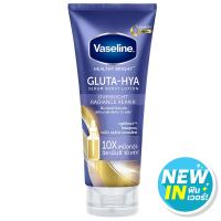 [Hot Deal] Free delivery จัดส่งฟรี Vaseline Healthy Bright Gluta HYA Burst Over Night Serum 330ml. Cash on delivery เก็บเงินปลายทาง