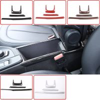 Carbon Fiber Style ABS Car Armrest Box Decoration Strip Trim For BMW X1 F48 2016 - 2019 Car Essories 3Pcs/Set