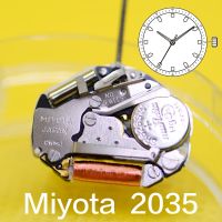 }{”:》 Miyota 2035 Movement Japona Quartz Movement สำหรับช่างซ่อมนาฬิกาอุปกรณ์ซ่อมแซมอะไหล่สามมือแบบไม่มีปฏิทิน