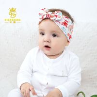 [COD] New digital printing childrens headband 22 colors soft and seamless baby European 8-character bow