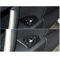 、‘】【’ Carbon Fiber Car Interior Door Lock Button Cover Trim For Audi TT 8N 8J Mk1 Mk2 Mk3 TTRS 2008-2014