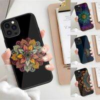 [HOT XJJKENG HOT] Mandala ลูกไม้ PC TPU สำหรับ Samsung S20 S10 S21 S22 S30 Pro Plus หมายเหตุ10Pro 20Ultra Funda Shell