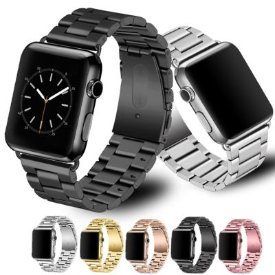 Stainless Steel Strap for Apple watch band 42mm 38mm 40mm 44mm 45mm 41mm 49mm Metal bracelet iwatch Series 5 4 3 SE 6 7 8 ultra Straps