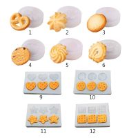 Cookie Oreo Shape Silicone Mould Fondant Chocolate Jelly Making Cake Tool Decoration Mold Oven Steam Available DIY Art Bread Cake  Cookie Accessories