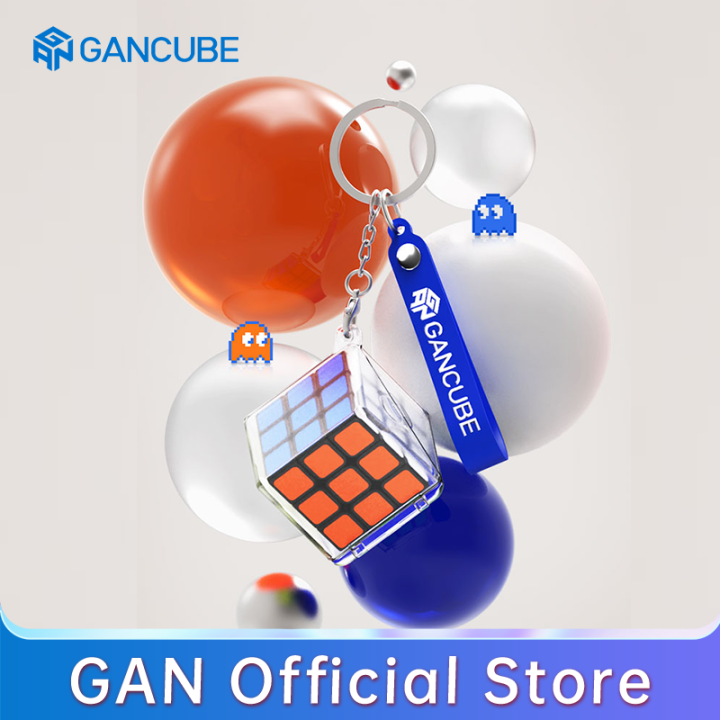 GAN 328 Mosaic Cube Creative Key Ring 3x3 Speed Cube Keychains Gan Cube ...