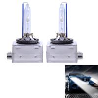 AutoAccessories 2 PCS D1S 35W 3800 LM 8000K HID Bulbs Xenon Lights Lamps, DC 12V(White Light)