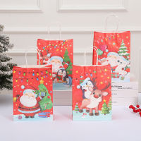 Festive Paper Bags Customizable Kraft Paper Bags Christmas Gift Bags Creative Gift Packaging Exquisite Handbags