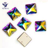 YANRUO 3240 All Sizes AB Excellent Quality Sew On Stones Crystal Strass Square Rhinestone Flatback For Garment Jewelry