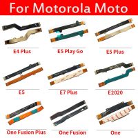 ขั้วต่อเมนบอร์ดหลักดั้งเดิม LCD Board Flex Cable สําหรับ Motorola Moto E7 Plus E5 E4 Plus One Vision Hyper Macro Fusion Plus