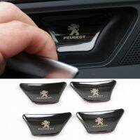 4Pcs Door Bowl Trim Patch Lock Handles Cup Decoration Stickers For PEUGEOT 4008 5008 508L 308 408 Interior Accessories