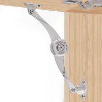 Hydraulic Random Stop Hinged Kitchen Cabinet Door Strength Adjustable Hinged Furniture Door Lift Stay Support Hardware