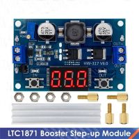 ZHENING ตัวแปลงโมดูลติดตั้งบูสเตอร์โวลต์มิเตอร์,ทนทาน3 ~ 35V ถึง3.5 ~ 35V โมดูลบูสเตอร์ Step-Up Board คอนเวอร์เตอร์เพิ่มกำลังโมดูล Step-Up