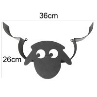 Toilet Paper Holder Cartoon Animal Pattern Wall Mounted Iron Sheep Cow Roll Paper Storage Rack for Bathroom Toilet Roll Holders