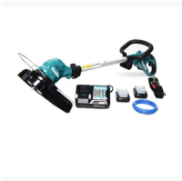 MAKITA เครื่องตัดหญ้าแบบใช้เอ็น12V รุ่น UR100DWYE มาพร้อมแบต+แท่นชาร์จ เครื่องมือช่าง รับประกัน