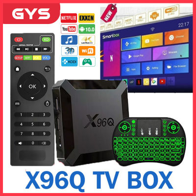 X96Q Smart Tv Box แอนดรอยด์10.0 Set-Top Box 1GB/2GB Ram 8GB/16GB Rom Android TV BOX Quad Core Suppot 2.4GHz WiFi Media Player กล่องแอนดรอยด์