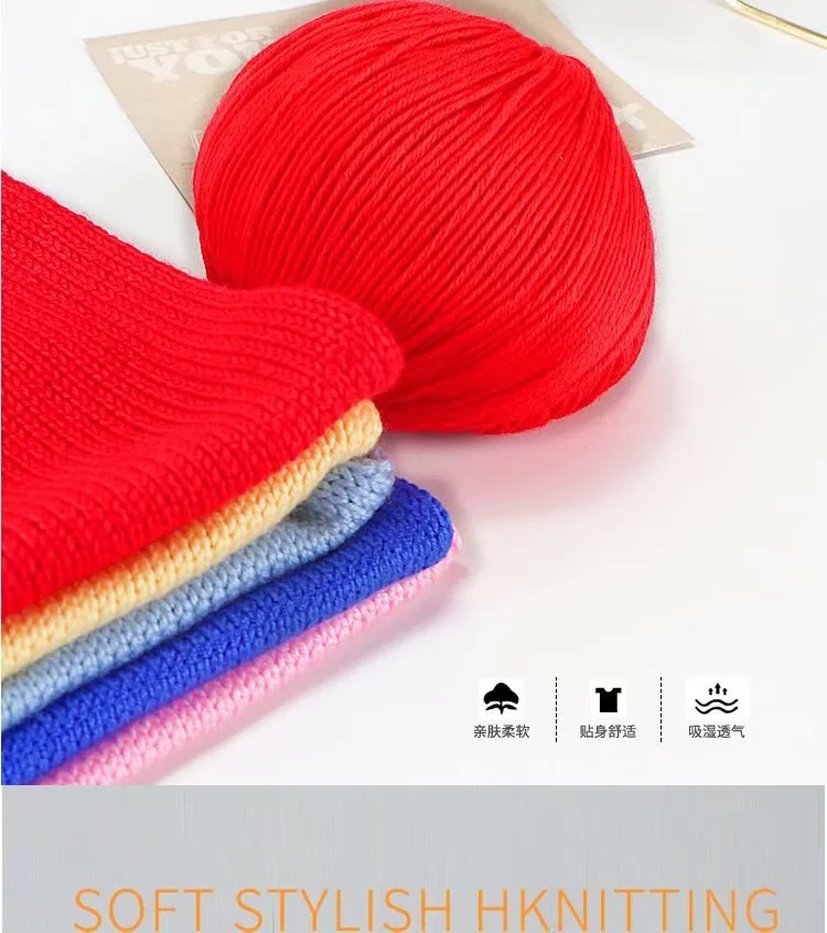 10pcs/50g Milk Fiber Cotton Yarn for Knitting Clothing Doll 5 Trands Using  2.5mm Crochet 12mm Needle (Color : 10pcs 39)