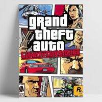 โปสเตอร์ Gta โจรกรรมรถยนต์แกรนด์เกมพีซีภาพวาดรูปกระป๋องตกแต่งผนังป้ายโลหะป้ายดีบุก-M11