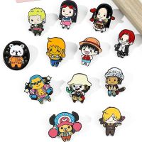 Anime One Piece Boa hancock Shanks Enamel Pins Brooch Badge Kawaii Backpack Decoration Alloy Material Model Collection Toy Gift