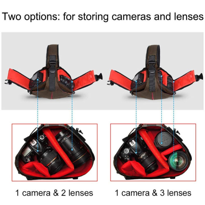 ป้องกันการระเบิดซิปกันน้ำกล้อง-slr-กล้องถ่ายภาพสายคาดตัวกระเป๋ากล้องขาตั้งกล้องที่มีความจุดิจิตอลขนาดใหญ่ของมืออาชีพ