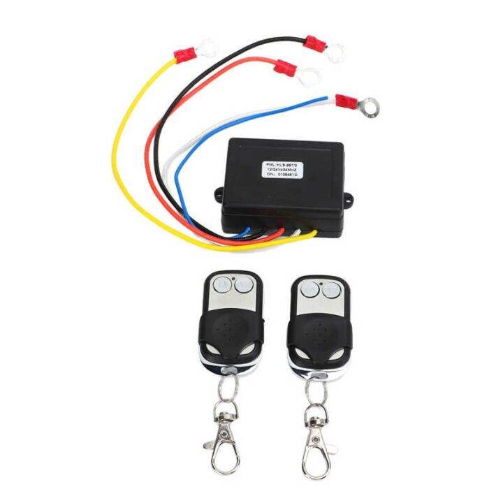 12V 24V Wireless Winch Remote Control Switch Controller Receiver Kit