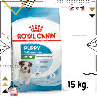 ?Lotใหม่ พร้อมส่งฟรี? Royal Canin Mini Puppy อาหารเม็ดลูกสุนัข พันธุ์เล็ก อายุ 2-10 เดือน ขนาด 15 kg.  ✨