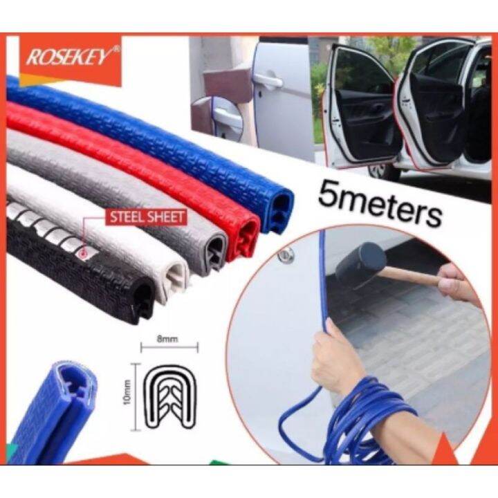 5 Meters U Shape Car Door Edge Protector, Car Door Guard, Car Door Protector, Car Door Rubber