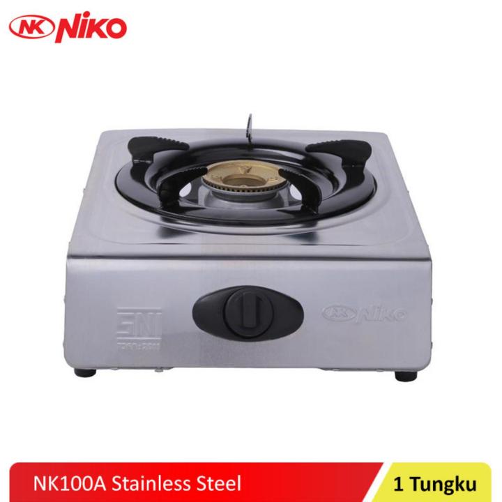 Niko Kompor Gas 1 Tungku Stainless Nk 100a Lazada Indonesia