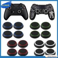 LONGB 4pcs ใหม่ ซิลิโคน อนาล็อก 360 Thumb Stick Grip ฝาครอบจอยสติ๊ก อุปกรณ์เสริมคอนโทรลเลอร์ ปกกรณี