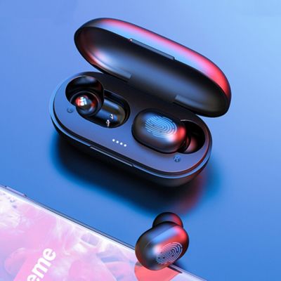 หูฟัง In-Ear TWS 5.0หูฟัง A6X ขนาดเล็กสำหรับเล่นกีฬาไร้สายหูฟังลายนิ้วมือสำหรับหูฟังแบบสัมผัสบลูทูธและชุดหูฟัง