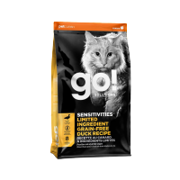 Go! SENSITIVITIES Limited Ingredient Grain Free Duck for cats สูตรสำหรับแมวแพ้ง่าย เกรนฟรี เป็ด แมวทุกสายพันธุ์ อายุตั้งแต่ 2 เดือนขึ้นไป