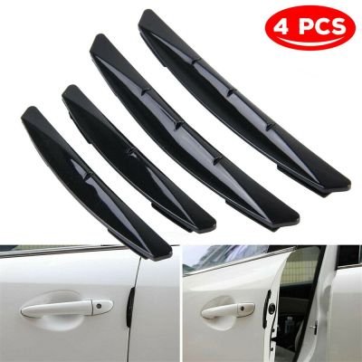 【cw】 4X Car Door Guard Strip Stickers Protector Anti Collision Molding Trim Anti-scratch/rub Buffer Bar