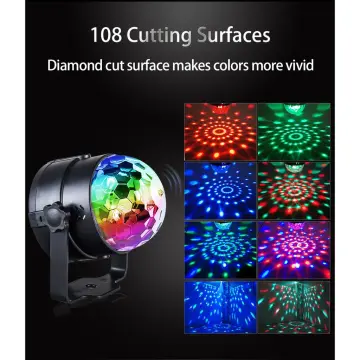 Spot Rgb 18W 18 Led Various Colours Disco Sound Sensor Coloured Light