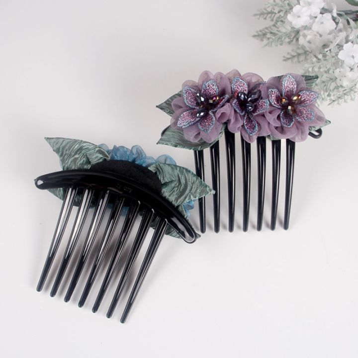 crystal-silk-yarn-comb-inserted-comb-adult-lady-simple-hair-accessories