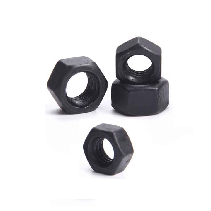 2-50pcs-m1-6-m2-m2-5-m3-m3-5-m4-m5-m6-m8-m10-m12-m14-m16-black-oxide-colour-carbon-steel-hexagon-hex-nut-din934-nails-screws-fasteners