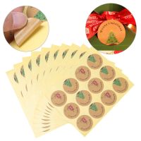 TEEQDFA 60/120 pcs Owl Gift Baking Package Paper Creative Cake Decoration DIY Design Self Adhesive Paper Sticky Christmas Stickers Packaging Seals